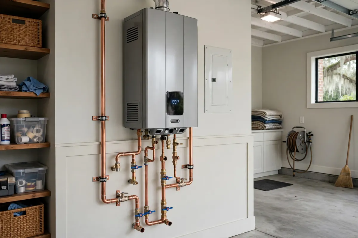 Tankless water heater service in Charleston, SC — SC Water Heater Services