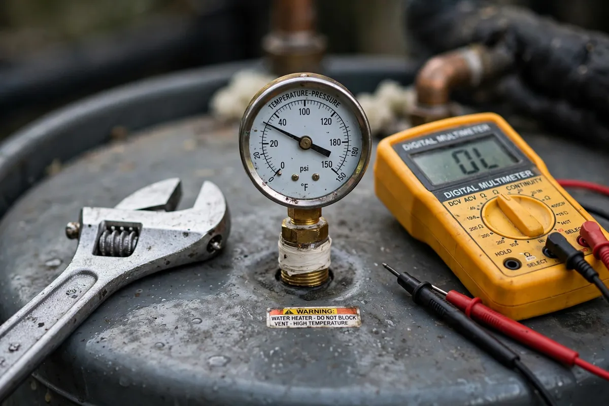 Water heater diagnostics on a Charleston, SC tank — SC Water Heater Services
