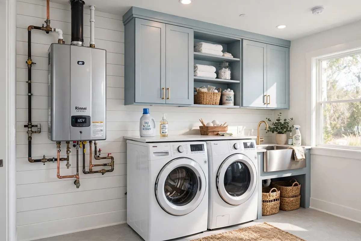Tankless water heater in a Charleston, SC home — SC Water Heater Services