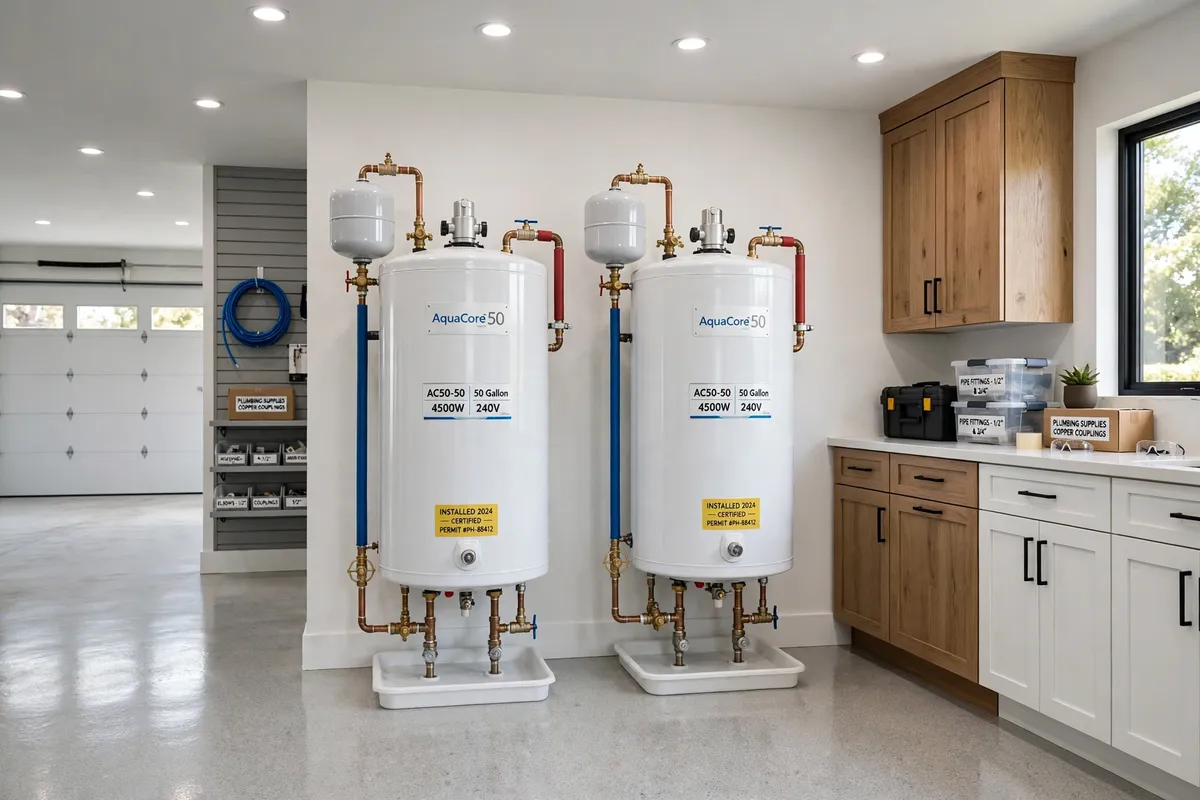 New water heater installation in Mount Pleasant, SC — SC Water Heater Services