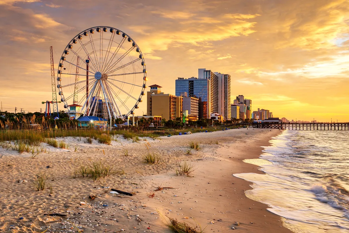 The Myrtle Beach, SC skyline and SkyWheel — SC Water Heater Services