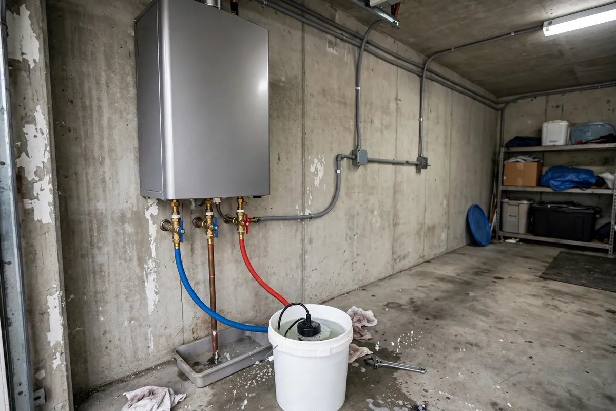 Tankless water heater descaling in Myrtle Beach, SC — SC Water Heater Services