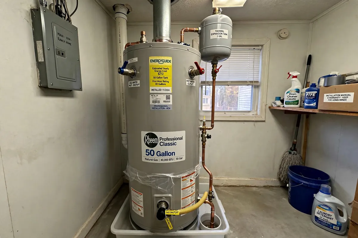 New water heater installation in North Charleston, SC — SC Water Heater Services