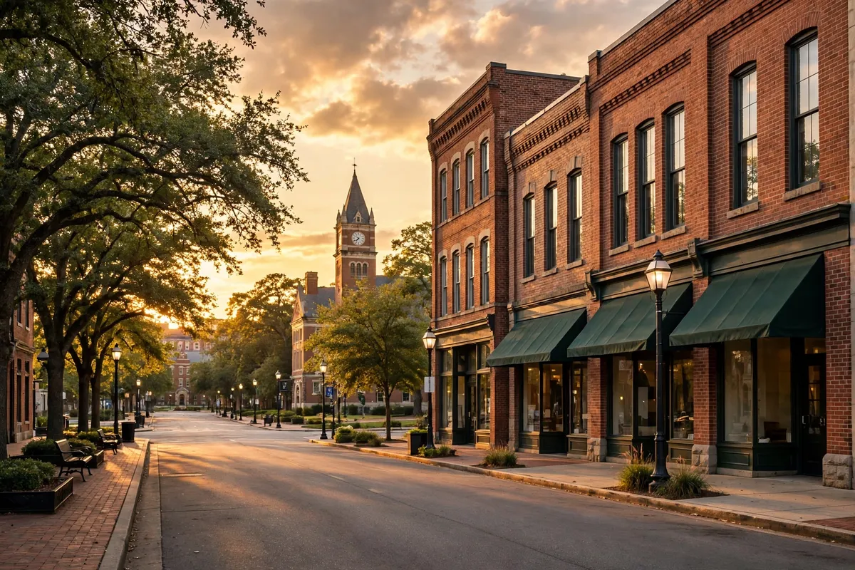 Downtown Rock Hill, SC near Winthrop University — SC Water Heater Services