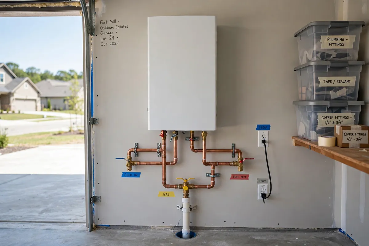 Tankless water heater service in Rock Hill, SC — SC Water Heater Services