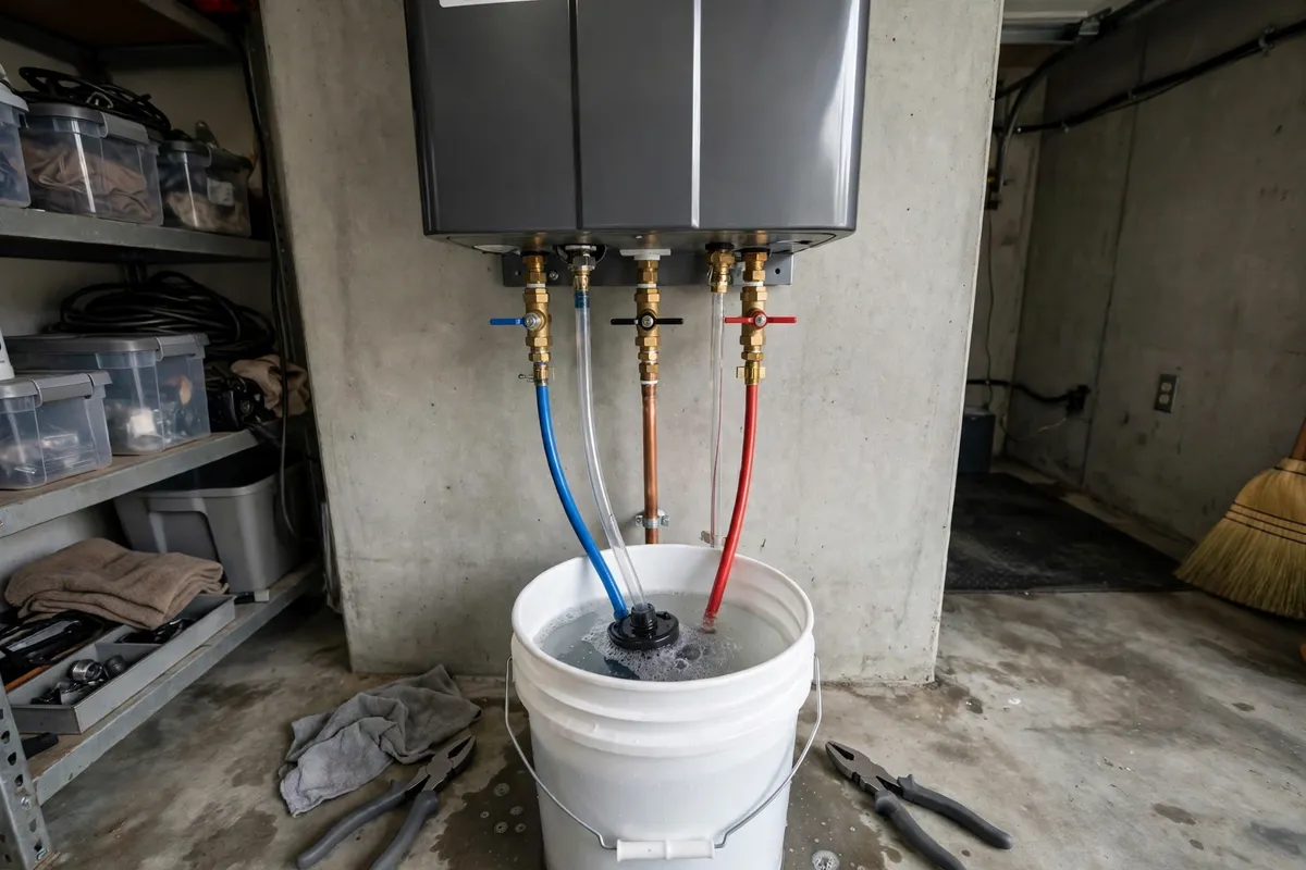 Tankless water heater descaling in Rock Hill, SC — SC Water Heater Services